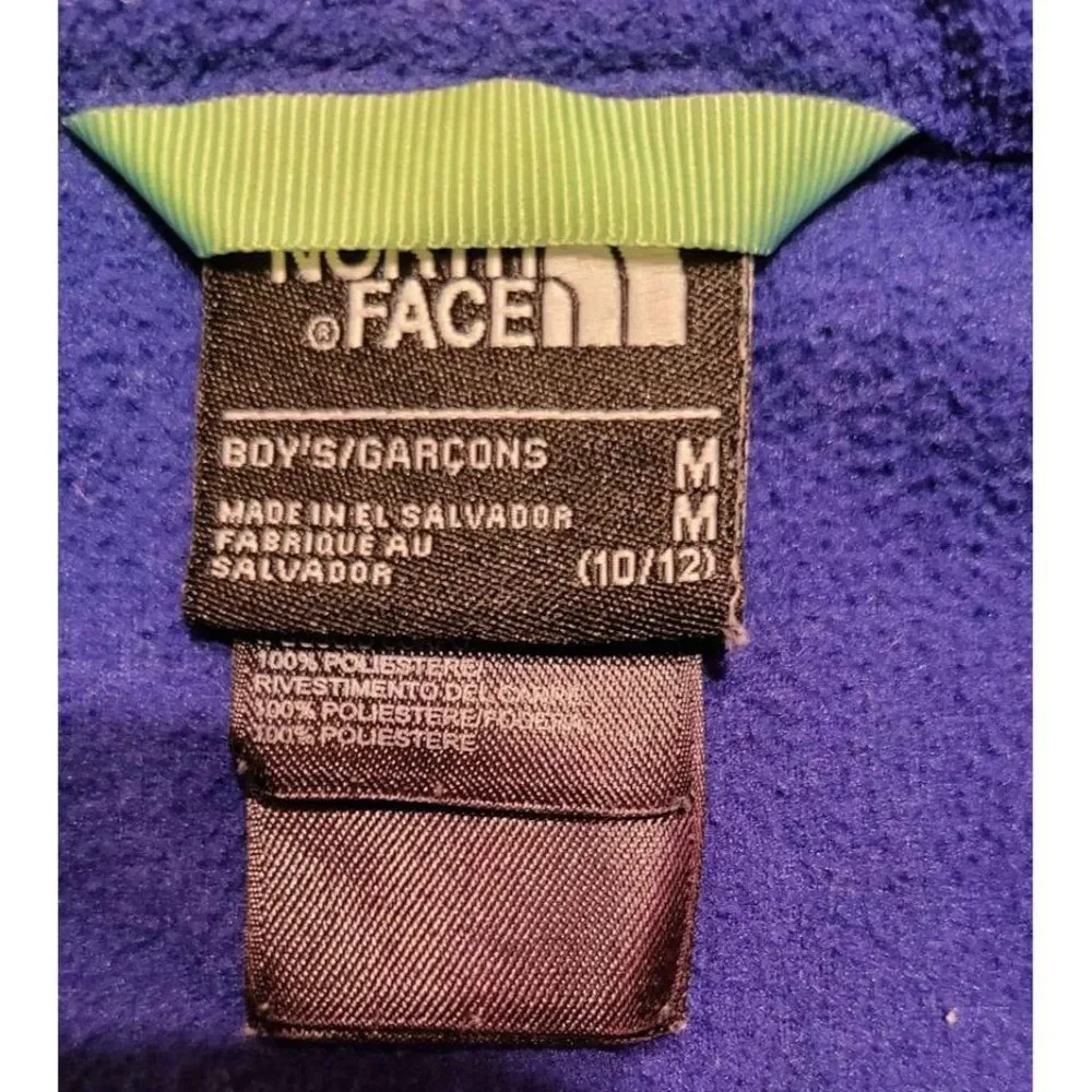 The North Face Kids Fleece Zip Up Jacket Kids Boys Medium 10/12
